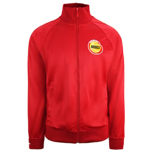 Mitchell & Ness Houston Rockets Track Jacket Taped Top Rood Heren TRJKDA18017 HROSC