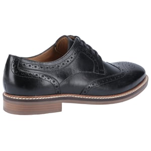 Hush Puppies Heren Bryson leren Oxford Schoenen (Zwart)