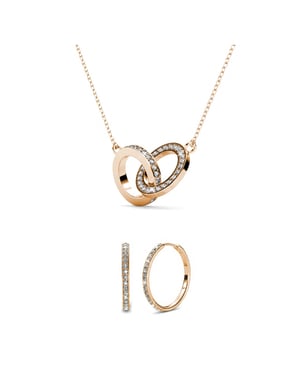 Chique Circle Twin Sets - Oostenrijks kristal