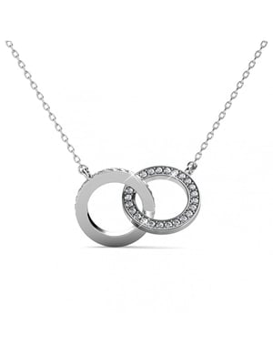 Circle Twin hangers - Oostenrijks kristal