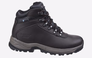 Hi-Tec Eurotrek Lite Waterproof Faux Leren Heren Donker Chocolade Wandelschoenen