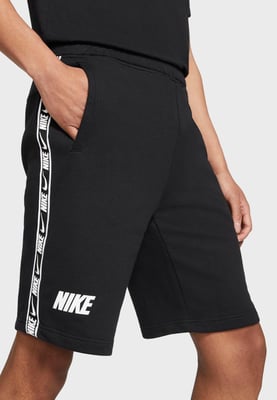 Nike NSW Repeat Heren Fleece Shorts Zwart