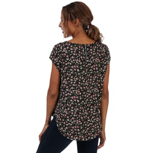 Only Vic zwarte top met korte mouwen voor dames