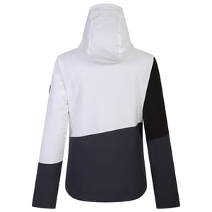 Dare 2B Dames/Dames Ice Colour Block Ski-jas (Wit/Ebbenhoutgrijs)
