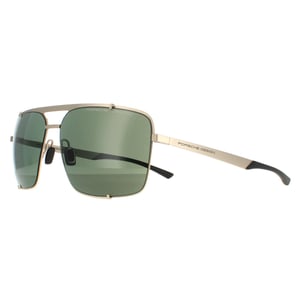 Porsche Design Zonnebril P8919 B Licht Goud Zwart groen