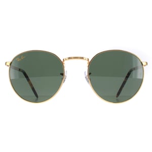 Ray-Ban Rond Unisex Goud Groen RB3637 Nieuw Rond