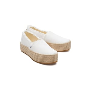 TOMS Valencia 100% Katoen Espadrilles Wit voor dames