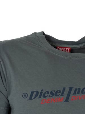 Diesel T-Shirt T-Diegor Mannen Grijs