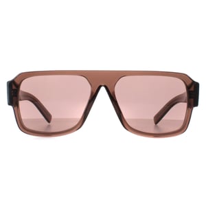 Prada PR22YS 17O60B transparant bruin lichtbruine zonnebril