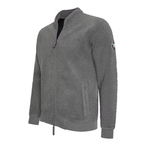 Cappuccino Italia Sweaters Sherpa Fleece Vest Grijs
