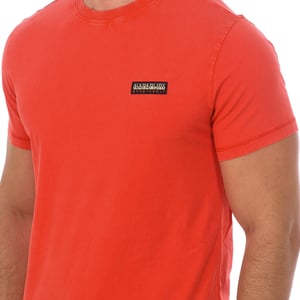 Heren-T-shirt met korte mouwen en ronde hals NP0A4GPE