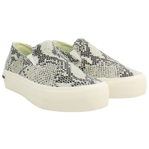 Seavees Baja Platform Mulholland Dames Beige Slip-Ons