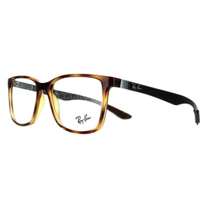 Ray-Ban Square unisex Havana-bril frames