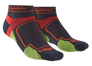 Bridgedale - Heren Hardloopsokken Ultralicht Sport Laag - Marineblauw