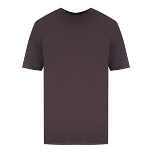 Bruin T-shirt met Amiri-printlogo