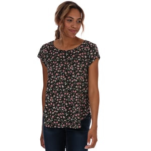 Only Vic zwarte top met korte mouwen voor dames