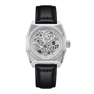 Heritor Automatic Elliott leren band horloge