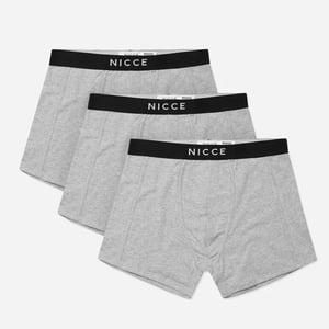 Nicce 3-Pack Stretch Taille Zwart/Grijs Heren Alesi Boxershorts 0037 K001 0264