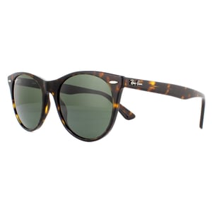 Ray-Ban Zonnebril Wayfarer II RB2185 902/31 Schildpad Groen Classic G-15