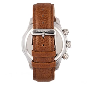 Breed Lacroix chronograaf horloge met leren band