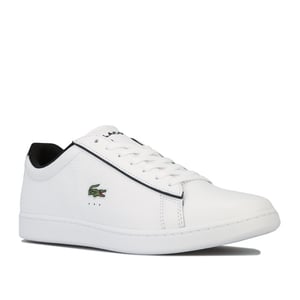 Heren Lacoste Carnaby Evo 120 2 SMA Sportschoenen in Wit Zwart