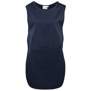 Premier Dames/Dames Lange Lengte Zak Tabberd / Werkkleding (Pakket van 2) (Marine)
