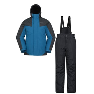 Mountain Warehouse Heren ski jas & broek (Blauw)