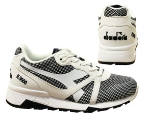 Diadora N9000 Arrowhead Heren Wit/Zwart Sportschoenen