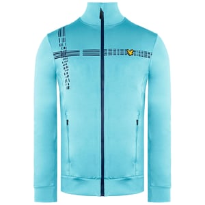 Lyle & Scott Counter Stripe Heren Lichtblauwe Midlayer
