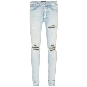Amiri MX1 Camo lichtindigoblauwe jeans