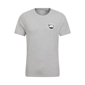 Mountain Warehouse Heren Oban Mountain Katoenen T-Shirt (Grijs)