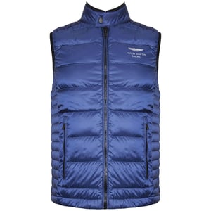 Hackett Aston Martin Racing Heren Blauw Moto Gilet
