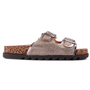 Solesister Cat Wide Fit Footbed Sandalen