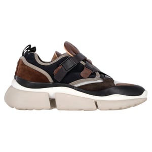 Chloé Sonnie Lage Sneakers in Multicolor Leer