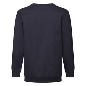 Fruit of the Loom Kinder/Kids Klassiek Sweatshirt met Inzet (Deep Navy)