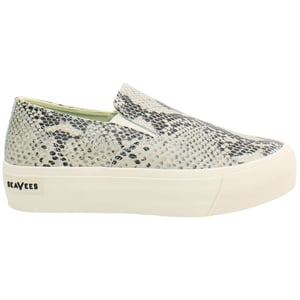 Seavees Baja Platform Mulholland Dames Beige Slip-Ons