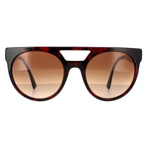 Versace zonneBril VE4339 525013 Red Havana Blue Brown Gradiënt