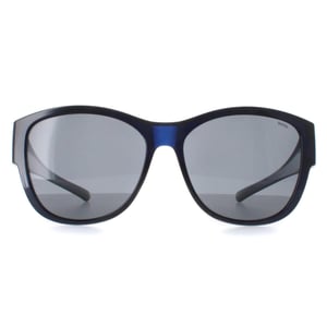 INVU Rond Dames Transparant Blauw Gepolariseerd E2102