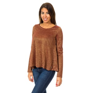 Sweater met ronde hals en lange mouwen voor dames 10DML0483