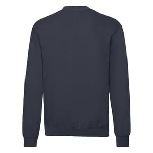 Fruit of the Loom Heren Klassiek 80/20 Ingezet Sweatshirt (Deep Navy)