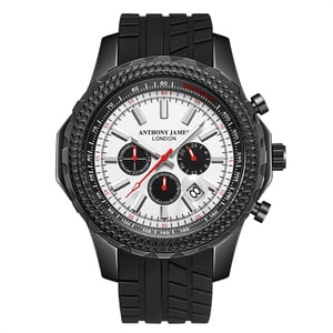 Handgemaakte Anthony James Limited Edition Chronograaf Dashboard wit