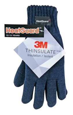 Dunsulate 3m 40 gram thermo winterhandschoenen voor kinderen - Blauw