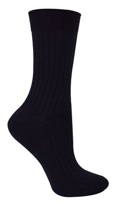 Steven - Dames 1 Paar Originele Merino Wollen Sokken - Outdoor Boot Sokken - Zwart