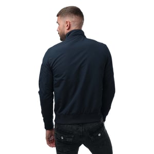 Heren Jack en Jones Mash Harrington Jacket in Navy
