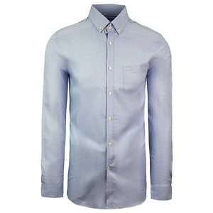 Lacoste Regular Fit Heren Blauw Overhemd