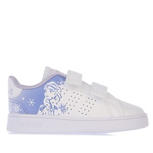 Girl's adidas Infant Frozen II Advantage Trainers in White