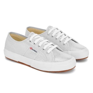 Superga Unisex 2750 Lamew Metallic Sportschoenen voor volwassenen (Grijs Zilver)