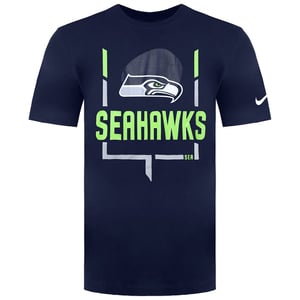 Nike NFL Seattle Seahawks Legend Goal Post Heren Navy T-Shirt