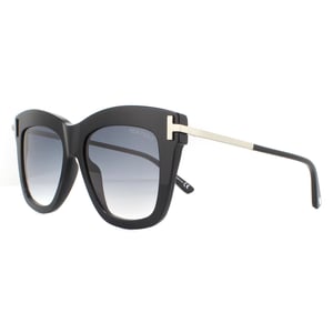 Tom Ford Zonnebril DASHA FT0822 01B Glanzende Zwarte Rookverloop