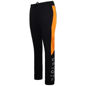 Devote Londen Ronnie Heren Zwart/Oranje Track Broek
